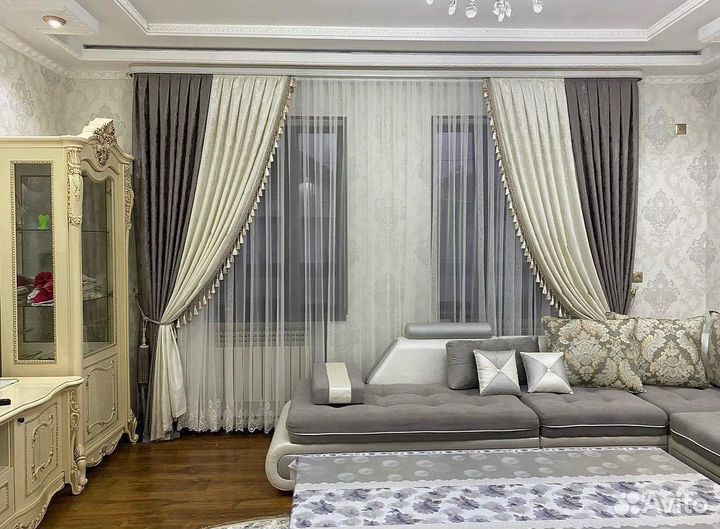 Пошив штор и тюлей