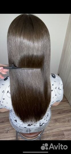 Кератиновое выпрямление