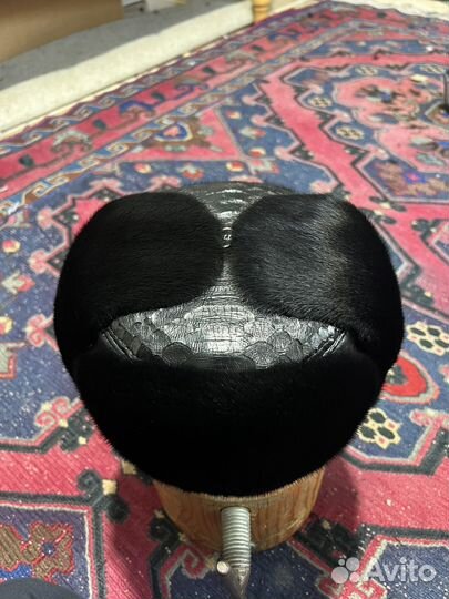 Мужская шапка питон норка