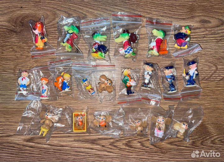 Гена и чебурашка ландрин киндеры