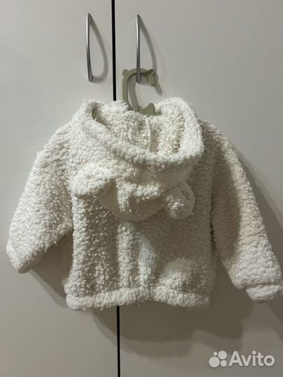Куртка-толстовка для девочки 74-80