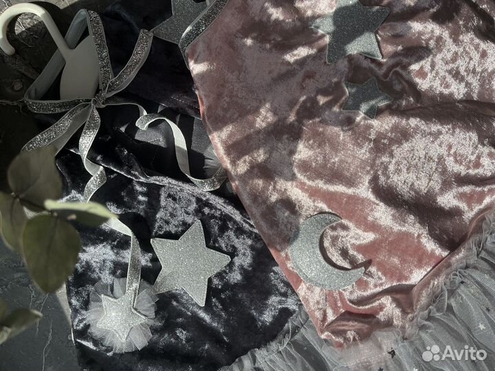 Плащ мантия принцессы на утренник, праздник