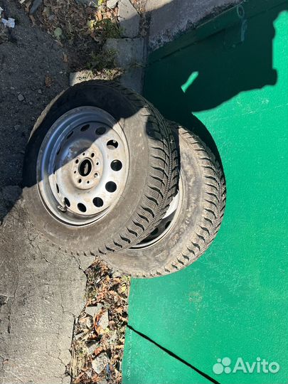 Колеса в сборе r14 зимние на ваз
