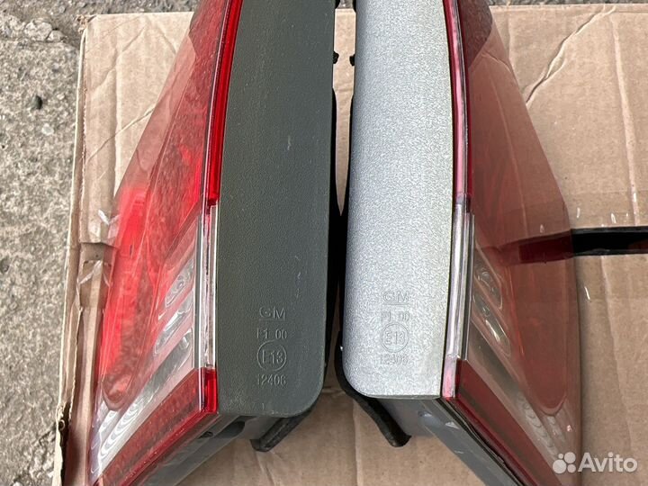 Фонари на багажник chevrolet cruze