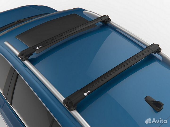 Багажник на рейлинги Turtle Air 1 black