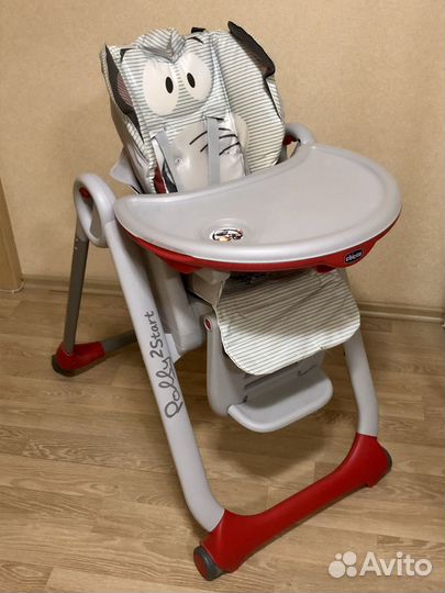Стульчик для кормления chicco polly