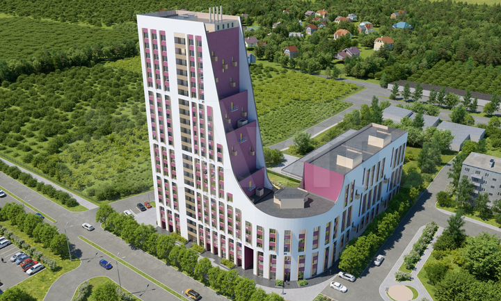 2-к. квартира, 70 м², 4/23 эт.