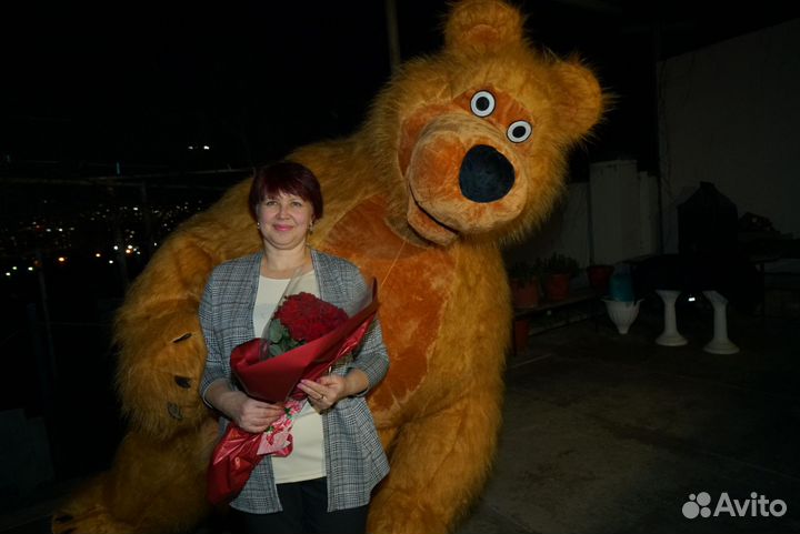 Бурый мишка поздравит