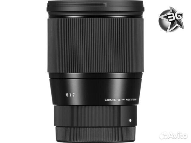 Объектив Sigma AF 16mm f/1.4 DC DN Contemporary So