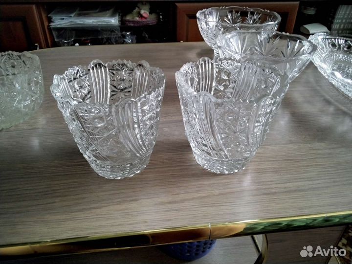 Конфетница хрусталь СССР