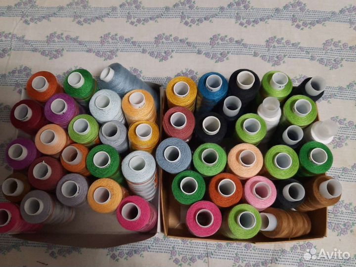 Нитки швейные