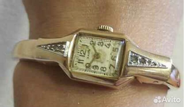 Часы Заря СССР золото,платина,алмазы
