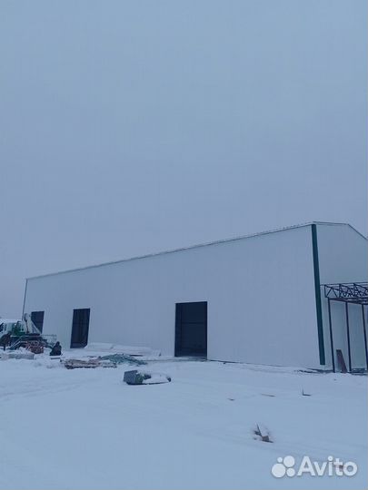 Строительство ангаров, складов из сэндвич панелей