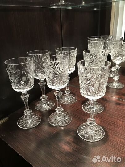 Хрустальные бокалы СССР