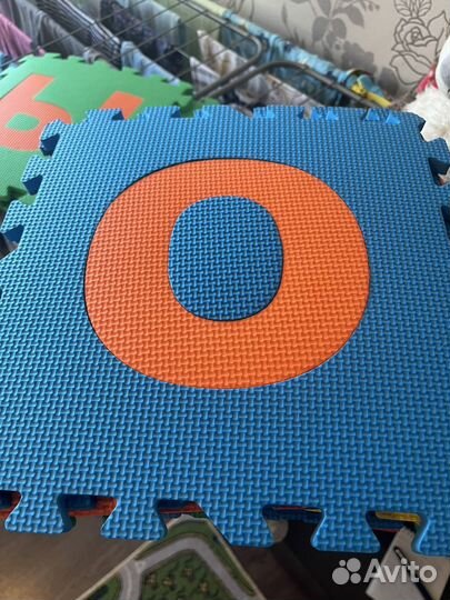 Детский коврик пазл 47шт 30*30