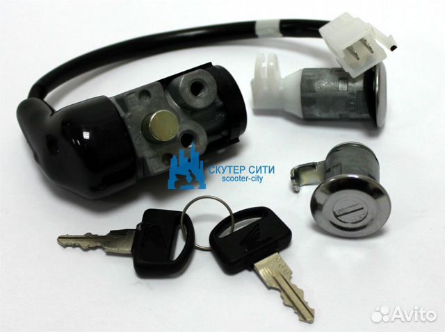 Замок зажигания (комплект) Honda Dio AF-35 2-х про