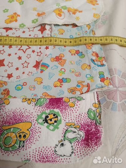 Фланелевые и хлопковые пеленки детские