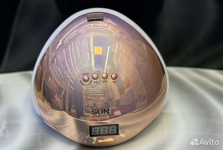 Лампа для маникюра 4 8вт с дисплеем призма