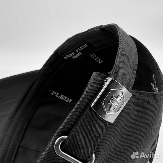 Бейсболка Philipp Plein Премиум чёрная