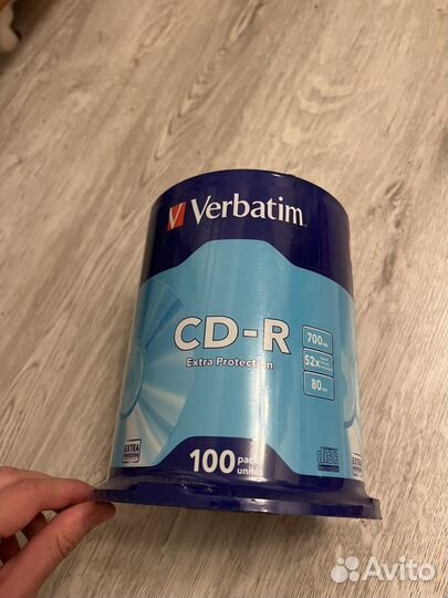 Диски CD-R и DVD-R 100 шт