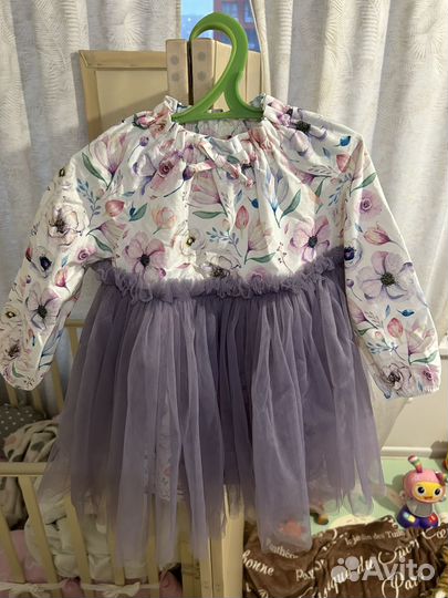 Платье для девочки 86