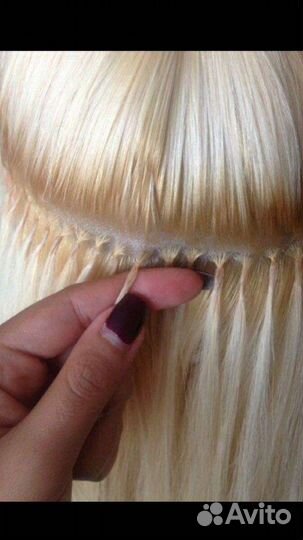 Капсульное наращивание.Волосы