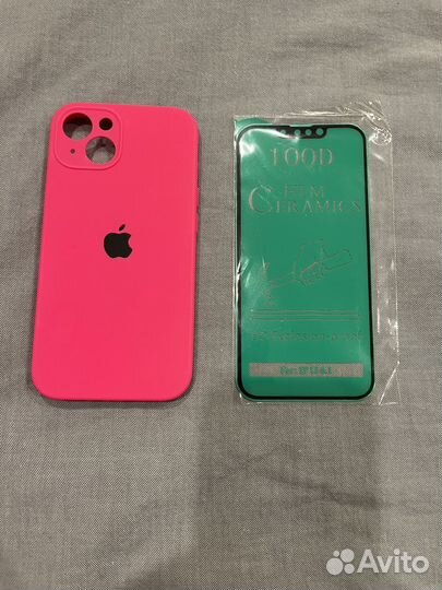 Чехол+защитное стекло на iPhone 13