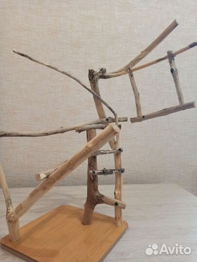 Игровой стенд для попугая, игровая площадка