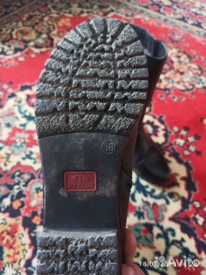 Сапоги женские. Натуральная кожа. 38