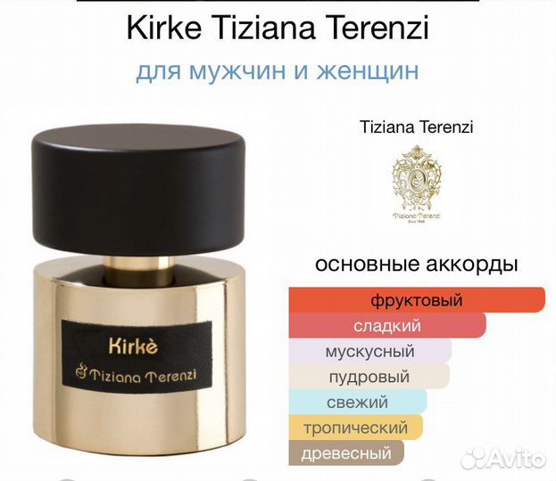 Духи Tiziana Terenzi Kirke