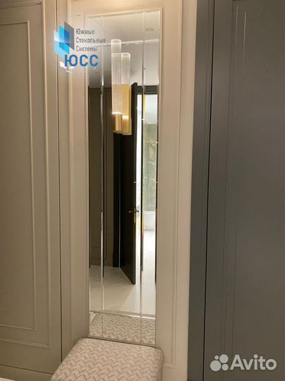 Зеркало 175х75 / серебро