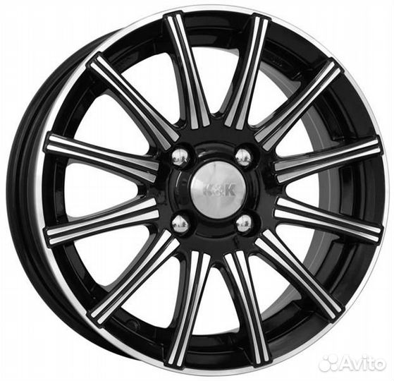 K&K Сиеста : 5x13 3*98 Et:35 Dia:60,2 алмаз черный
