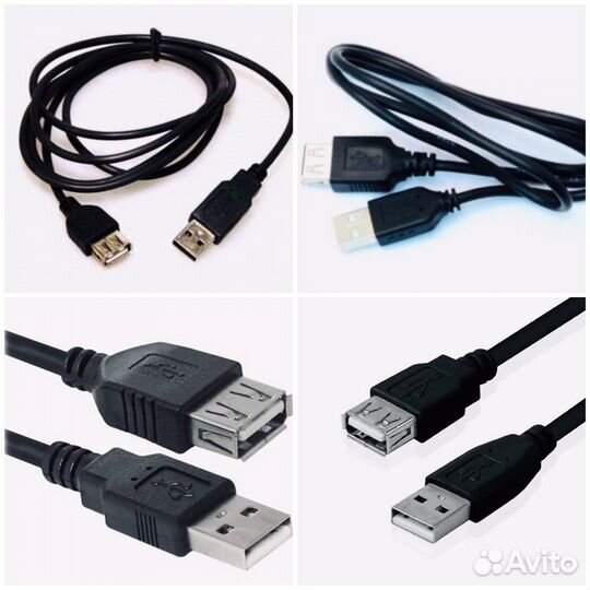 Кабель USB-mini USB; USB-usв;USB 2.0 тип А-В