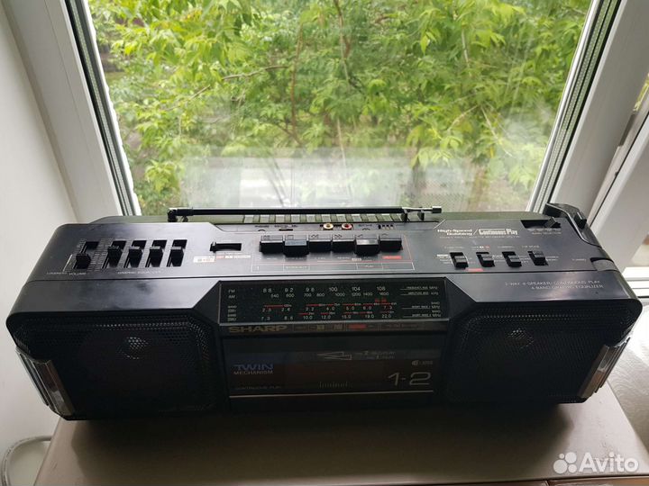 Винтажный sharp магнитола WQ-T281Z(BK)