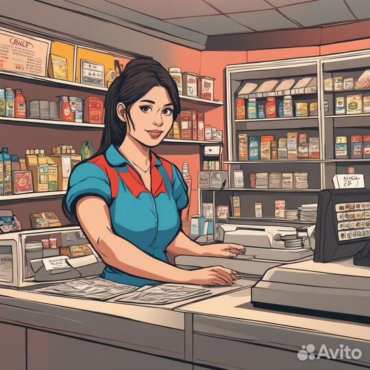 Работа кассир в магазине