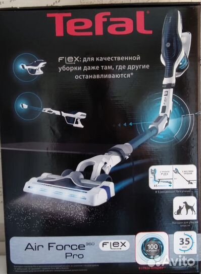 Вертикальный пылесос tefal