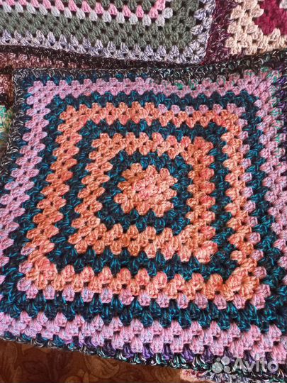 Коврик вязаный