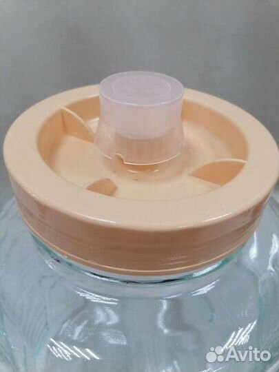 Стеклянная Банка 15 литров с гидрозатвором