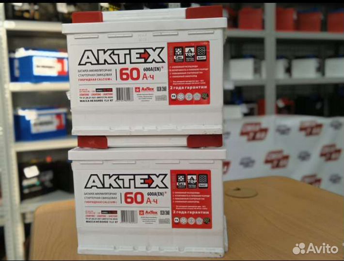 Акб Актех 60ач 600 пусковой обратная полярность