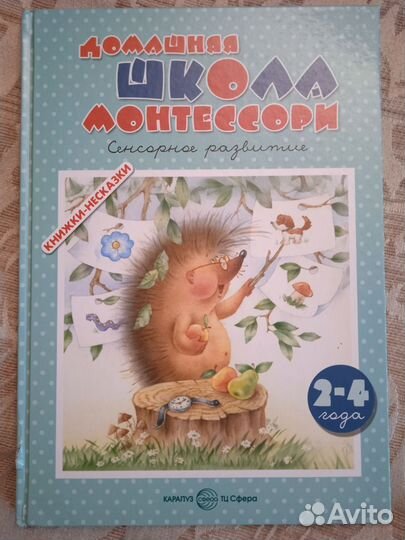 Книга Домашняя школа Монтессори с карточками