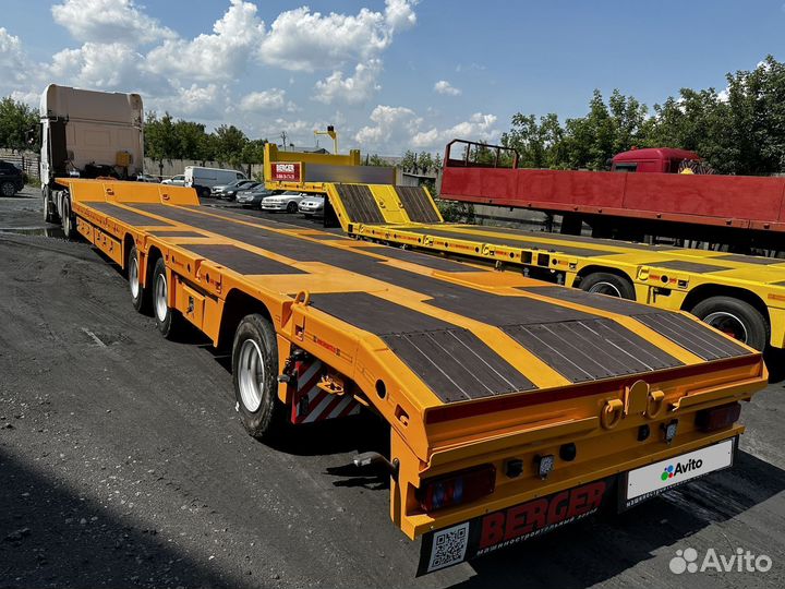 Полуприцеп трал (тяжеловоз) Berger 9853-0000050-05, 2023