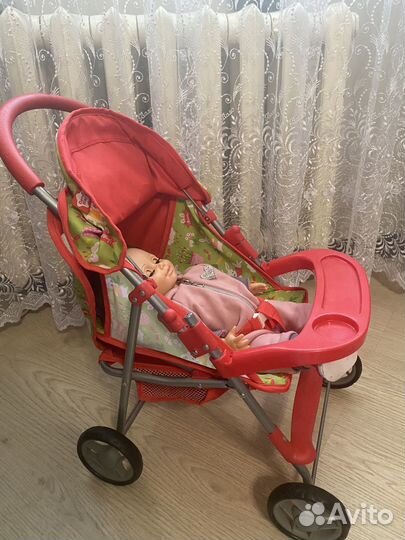 Кукольная коляска для куклы