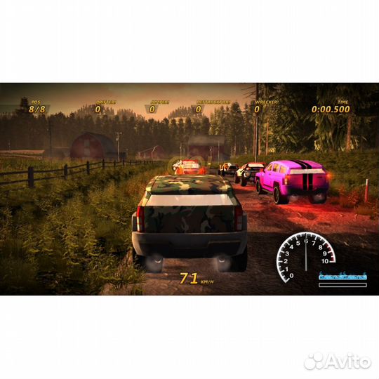 Flatout, б/у, множ.царап., английский (Xbox)