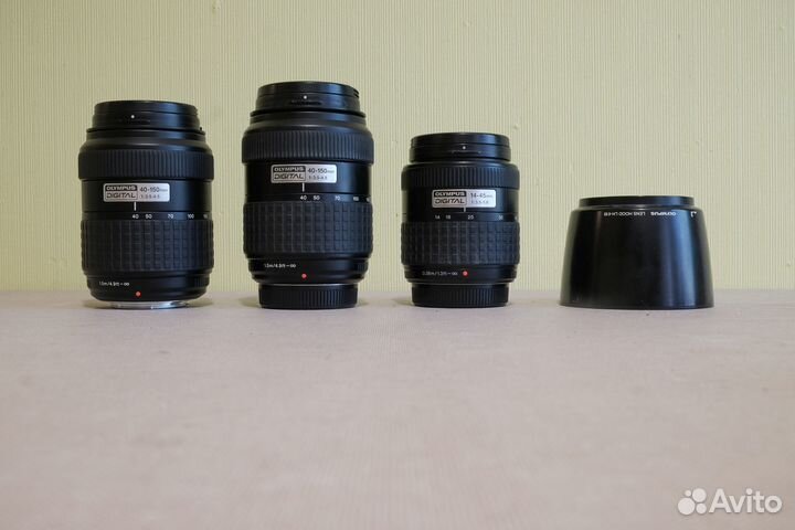 Объективы olympus 14-45 mm и 40-150 mm