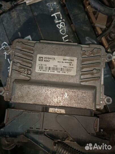 Блок управления двигателя эбу Шевроле орландо 1