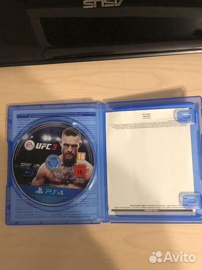 Диск на ps4 ufc 3