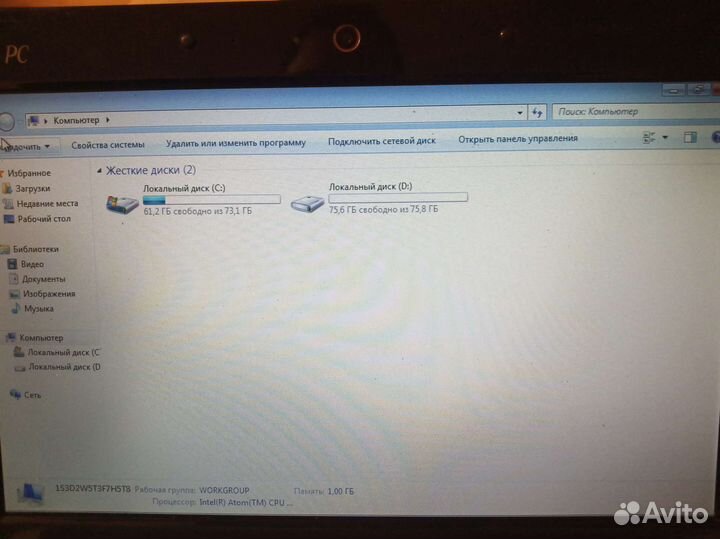 Нетбук asus eee