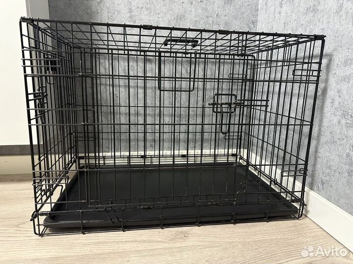 Металлическая клетка для собак (77,4x48,5x54,6 см)