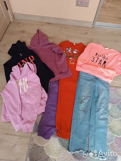 Пакет вещей для девочки рост 134 140