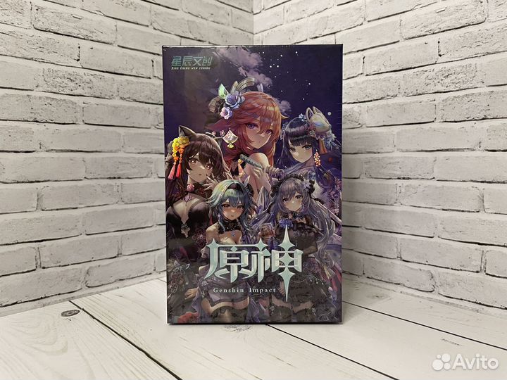 Карточки Аниме Геншин Пляжные